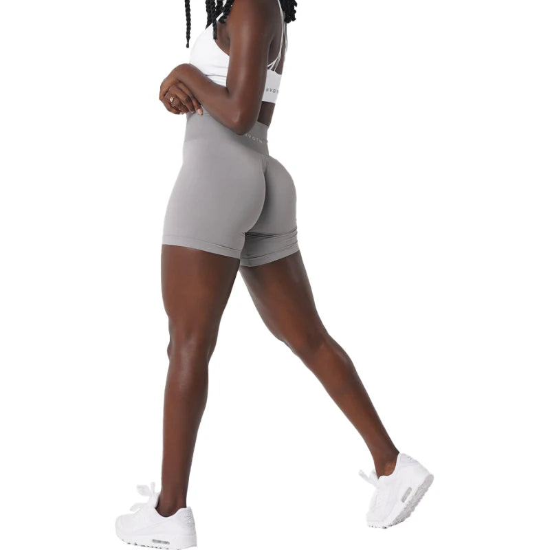 NVGT Spandex Sólido Sem Costura Roupa de Ginástica