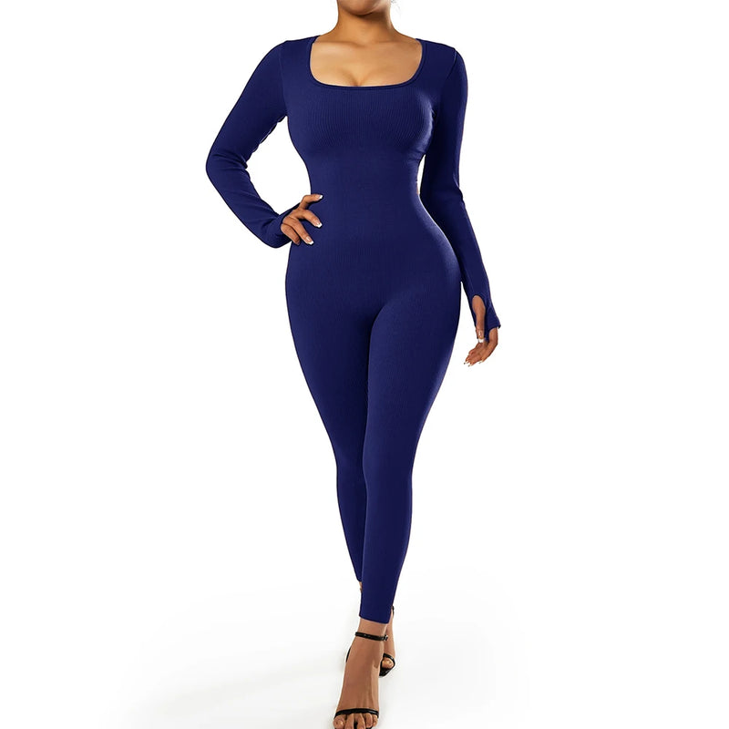 Bodycon Macacão Slim , Macacão Fitness