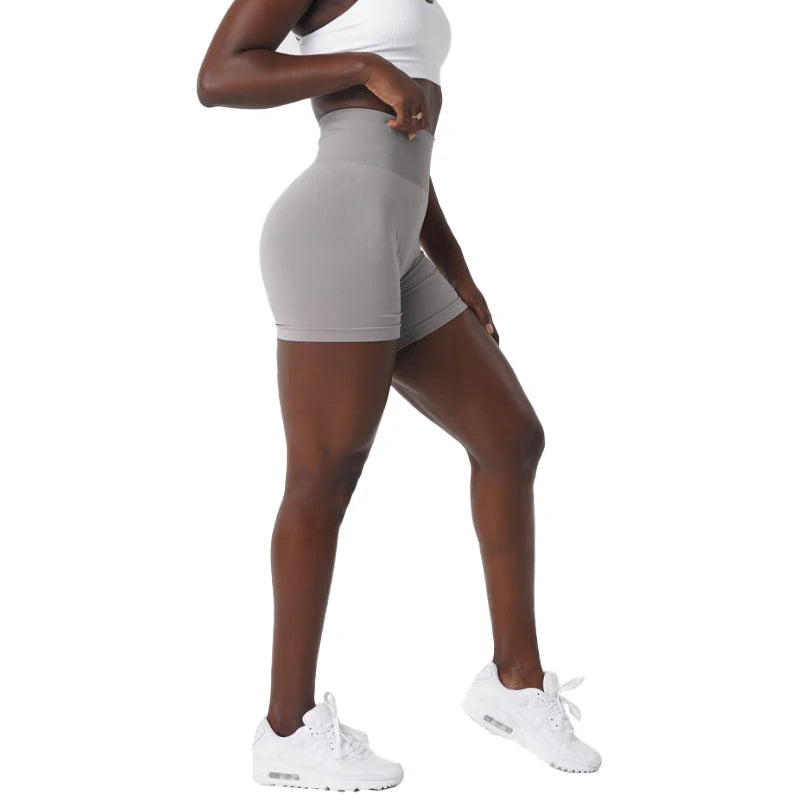 NVGT Spandex Sólido Sem Costura Roupa de Ginástica