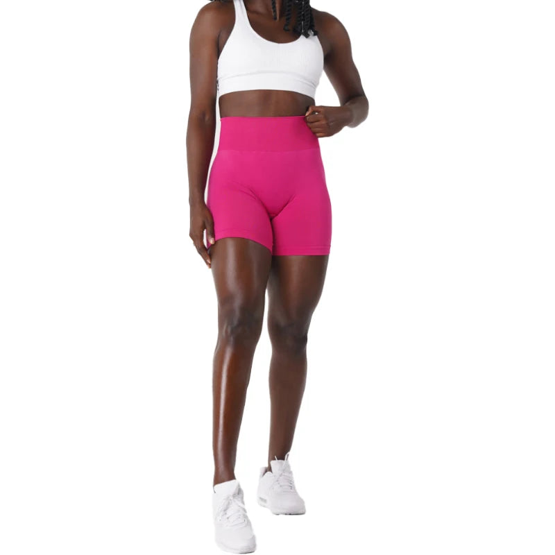 NVGT Spandex Sólido Sem Costura Roupa de Ginástica